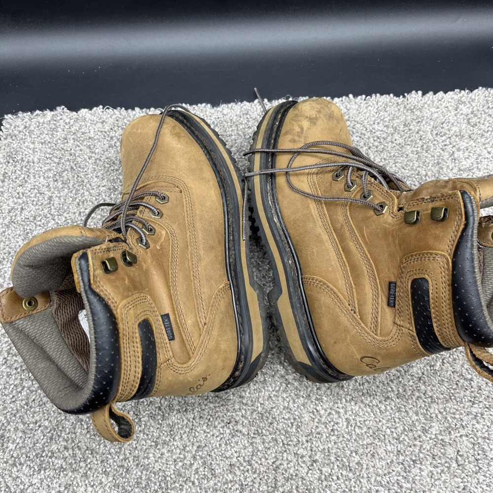 Cabela’s Gore-Tex Hiking Boots Women’s Size 7 (7B) 81-4065 Brown Leather Lined - Picture 7 of 10